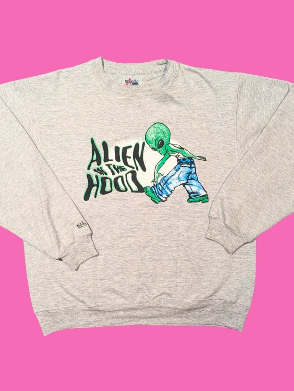 RARE Vintage 1990's Alien in the Hood Crewneck Size M